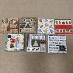 クリスマス柄ペーパーナプキン　￼ 14枚セット