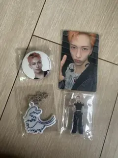 INI 池崎理人 XQUARE ミニアクスタ　缶バッジ　w会員トレカ