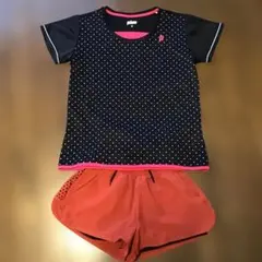 プリンストレーニングウェアショートパンツセット