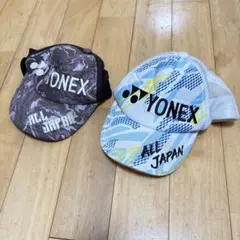 早い者勝ちYONEX ヨネックスキャップ 迷彩柄とグラフィックデザイン2個セット