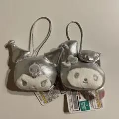 サンリオキャラクターズ　シルバーフェイスマスコット　クロミ　マイメロディ