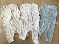 UNIQLO ロンパース・カバーオール 3点セット 新生児