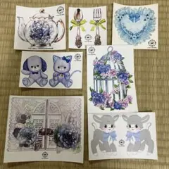 も*も様 人物ステッカー60枚　コラージュ素材　おすそ分け