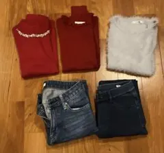 レディース服　まとめ売り　アースミュージック　セーター他　5着セット