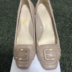 Pitti パンプス　本革レザー　ベージュ　値下げ