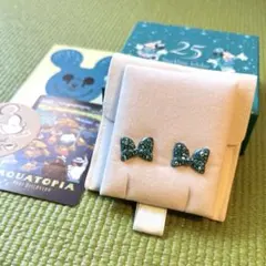 ひ*じ様 ディズニーシー25周年　ピアス　スパークリングジュビリー　ミニー　リボ ひ*じ様 ディズニーシー25周年 ピアス スパークリングジュビリー