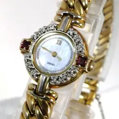 ★セイコー エクセリーヌ 1F20-0J50 シェル文字盤 腕時計 現状品 ☆セイコー エクセリーヌ 1F20-0J50 シェル文字盤 腕時計 現状品 楽天