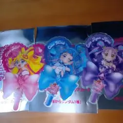 キミとアイドルプリキュア♪ 映画 特典 うちわ型クリアカード