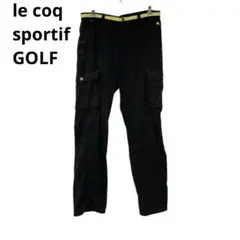 le coq sportif GOLF カーゴパンツ イエローアクセント
