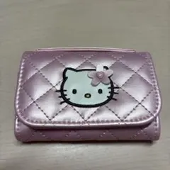 サンリオ ミニチュアキルト ウォレット形コインパース キティ ピンク