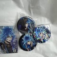 ツイステ イデア・シュラウド 缶バッジ ウエハースカード