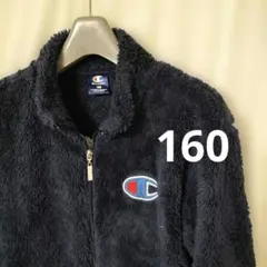 Champion フリースジャケット 160cm ネイビー レディースS相当