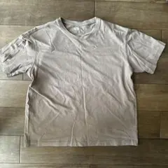 ユニクロ 半袖 tシャツ ブラウン L