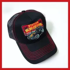 クラッシックカー 刺繍 メッシュキャップ トラッカー ストリート アメカジ