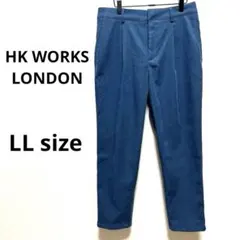 HK WORKS LONDONダークブルースラックス 24A806