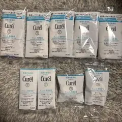 キュレル　乳液ケアメイク落とし16ml×2・パウダーバーム3g×2　サンプルのサムネイル