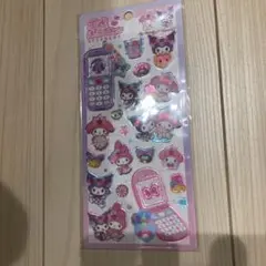 平成はっぴーフォン　ステッカー　サンリオ　クロミ＆マイメロディ