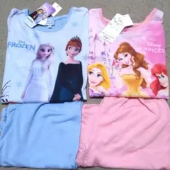 しまむら　ディズニー プリンセス　アナ雪　キッズ セットアップ　110cm