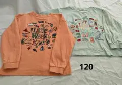 リトルウィークエンド長袖カットソー2点セット＊120