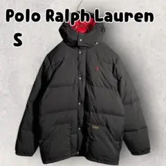 【希少】ポロ ラルフローレン ダウンジャケット 刺繍ロゴ ポニー S 9