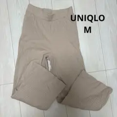 リブ ワイドパンツ