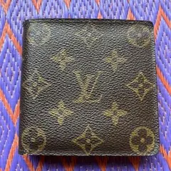Louis Vuitton ★二つ折り財布 モノグラム★usedかなり使用感あり