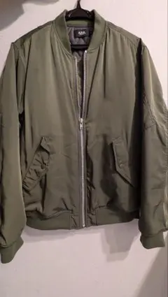 AZUL by moussy MA-1ジャケット Mサイズ オリーブグリーン