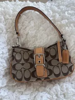 未使用級 COACH コーチ ソーホー ミニ ワンショルダーバッグ シグネチャー