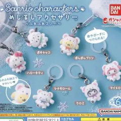 めじるしアクセサリー サンリオキャラクターズ ～ふわふわスノー～ フルコンプ