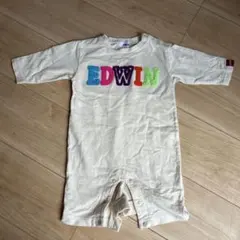 EDWIN ロンパース 70cm クリーム色