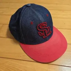 Champion SoftBank HAWKS デニムキャップ