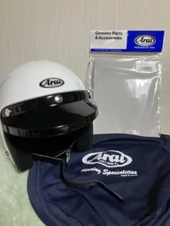 Arai S-70 ブラック ジェットヘルメット　XLサイズ Arai ジェットヘル S70 XLサイズ コンペシールド付 美品 箱付の通販 by