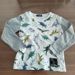 klädskap 恐竜柄 長袖カットソー 120