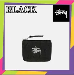 Stussy CANVAS COIN POUCH コインケース 黒