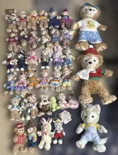 ダッフィー ぬいぐるみバッジ35体 ぬいぐるみ3体　まとめ売り