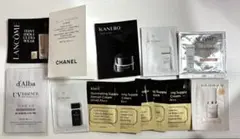 スキンケアサンプルセット（シャネル、ランコム、ダルバ、クレポー、マキアージュ等）