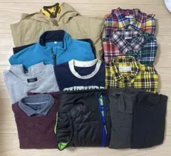 男の子まとめ売り　トレーナー　コート　シャツ　下着　120cm
