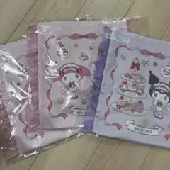 サンリオ当たりくじ　フリル付きトート　3つセット