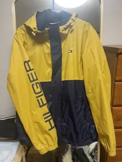 TOMMY HILFIGER ナイロンジャケット イエロー/ネイビー