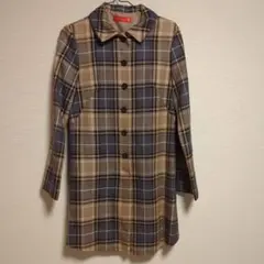 Yorkland チェック柄 長袖チュニック