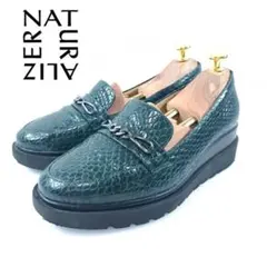 NATURALIZER ビットローファー 厚底 パイソン 23cm エナメルのサムネイル