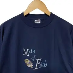 USA古着 刺繍 デザイン ロゴ アメリカ製生地 3XL Tシャツ ビッグサイズ