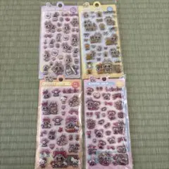 ぷくぷく　ラブブ シールセット 4枚入り