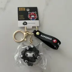大阪万博EXPO 2025 黒ミャクミャク　クロミ　 キーホルダー　モノクロ