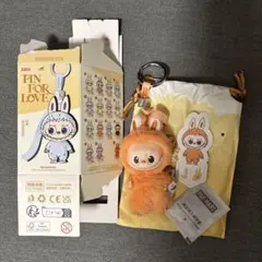 【正規品】【J】ラブブ ぬいぐるみ イニシャル PIN FOR LOVE