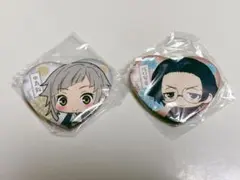 文豪ストレイドッグス　文スト　ハート　缶バッジ　中島敦　坂口安吾