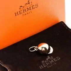 ♡美品♡ エルメス HERMES ネックレス トップ シルバー系 箱付き レアのサムネイル