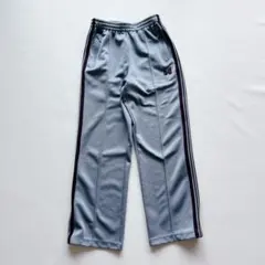 Needles Track Pants ブルー パピヨン刺繍 - メルカリ