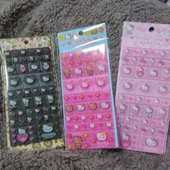 【新品・入手困難】ハローキティ タイルシール 3枚セット　正規品