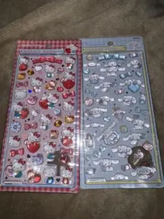 正規品　ボンボンドロップシール　第二弾キティ　シナモロール2枚セット